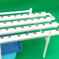 Hydroponisk dyrkningssystem, 36 plantepladser, effektiv vandanvendelse, PVC-U materiale