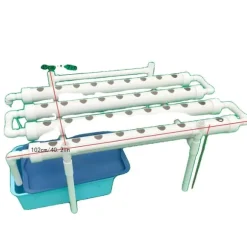 Hydroponisk Grow Kit, 36/54 Plantesites, Pladsbesparende Design,1 Lag 36 Huller