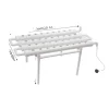 Hydroponisk Plantesystem, 3-lags Design, 108 Plantepladser,Hvid