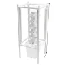 Hydroponisk Vækstsæt, 30 Plantningspotter, LED Vækstlys,HVID