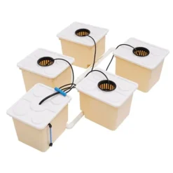 Hydroponisk Vækstsæt, 11L Spand Kapacitet, 220-240V Pumpe Spænding, 4W Pumpe Effekt, IPX8 Beskyttelsesniveau, Kompakt Størrelse