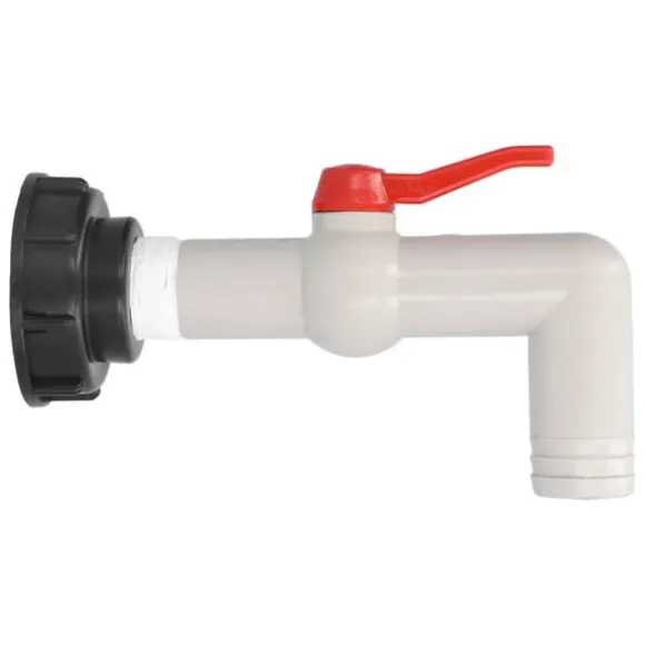 IBC Tank Hane Adapter Vandslange Tilslutning Havetilbehør 90° 32mm Hane VVS Værktøj