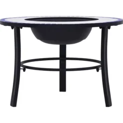 Ildsteder - Living bålfad mosaik 68 cm keramik blå og hvid