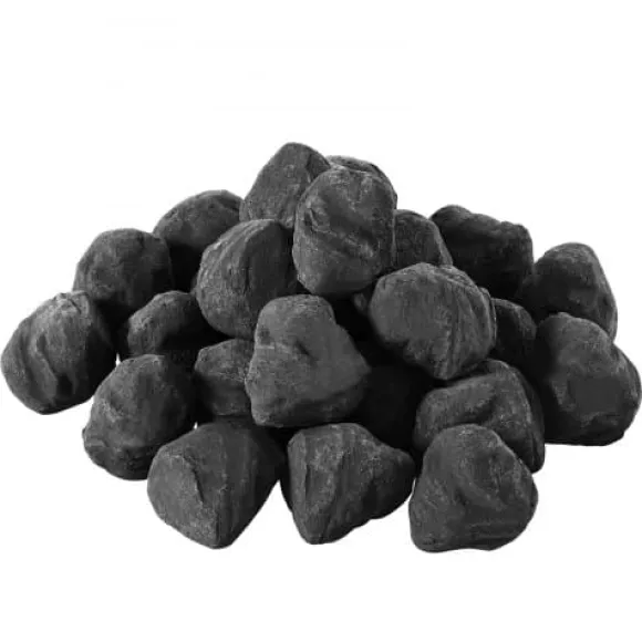 Ildstedsten, 5x4,5x4,5 cm, Sort, Keramisk Fiber