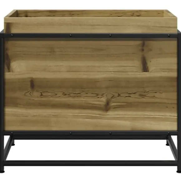 Imprægneret fyrretræ plantekasse 60x40x50 cm - Robust og dekorativ | Størrelse: 60x40x50 cm