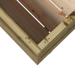 Imprægneret plantekasse i fyrretræ - Dekorativ til have og altan | Størrelse: 90x60x72 cm