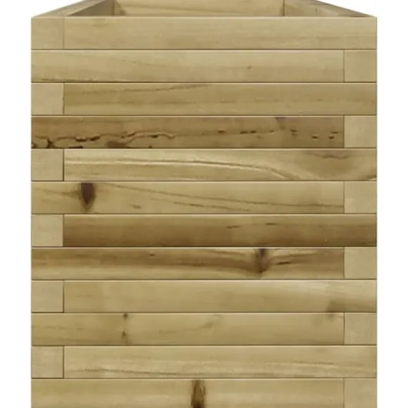 Imprægneret plantekasse i fyrretræ - 110x40x45,5 cm | Farve: Natur | Størrelse: 110x40x45,5 cm