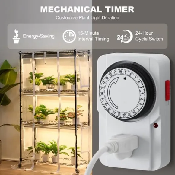 Indendørs drivhus med Grow Light 4 etager, 180W, 59,1, planteregale, optimal belysning, hurtig vækst.