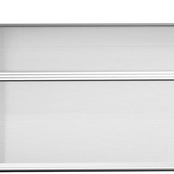 Indgangsbaldakin 200×96×27 cm med UV-beskyttelse – aluminium, sort