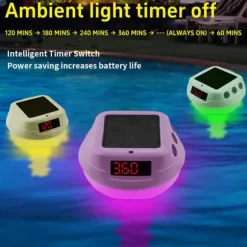 INF Flydende pooltermometer med LED-display, TS-PL01