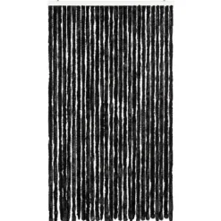 Insektgardin - Chenilletråde til døre | Størrelse: 118x200 cm | Farve: Antracitgrå