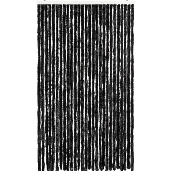 Insektgardin - Chenilletråde til døre | Størrelse: 118x200 cm | Farve: Antracitgrå