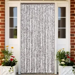 Insektgardin 90 x 220 cm - Beskytter mod insekter | Farve: Brun og beige | Størrelse: 90 x 220 cm