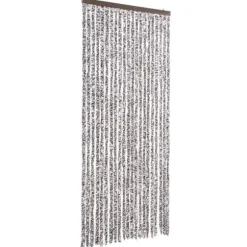 Insektgardin 90 x 220 cm - Beskytter mod insekter | Farve: Brun og beige | Størrelse: 90 x 220 cm