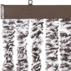 Insektgardin 90 x 220 cm - Beskytter mod insekter | Farve: Brun og beige | Størrelse: 90 x 220 cm