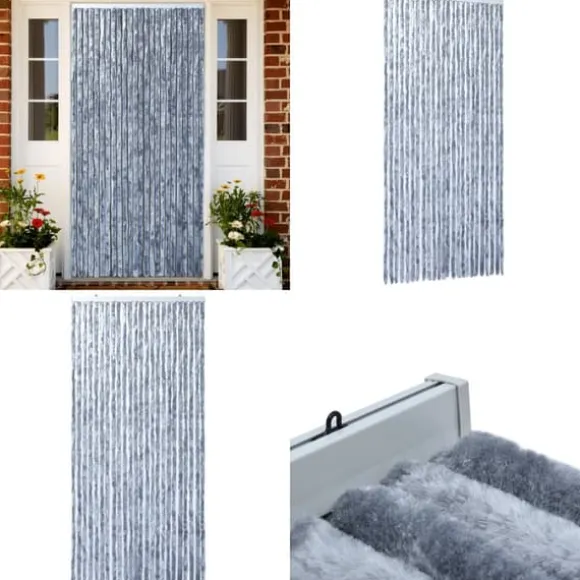 Insektgardin 100 x 220 cm sølvfarvet - Insektgardin - Insektgardiner - Home & Living