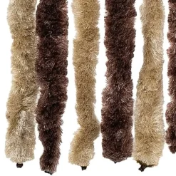 Insektgardin i chenille - Beskyt mod insekter | Farve: Beige og lysebrun | Størrelse: 90 x 220 cm