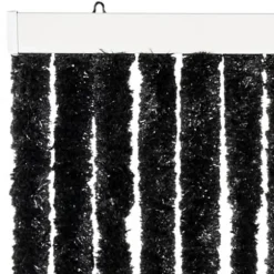 Insektgardin i chenille - Flue- og myggefrit | Farve: Antracitgrå | Størrelse: 56x200 cm