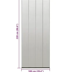 Insektgardin til dør - Effektiv insektbeskyttelse | Farve: Sort | Størrelse: 100x220 cm