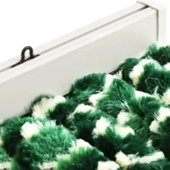 Insektgardin 100x220 cm chenille grøn og hvid - Insektgardin - Insektgardiner - Home & Living