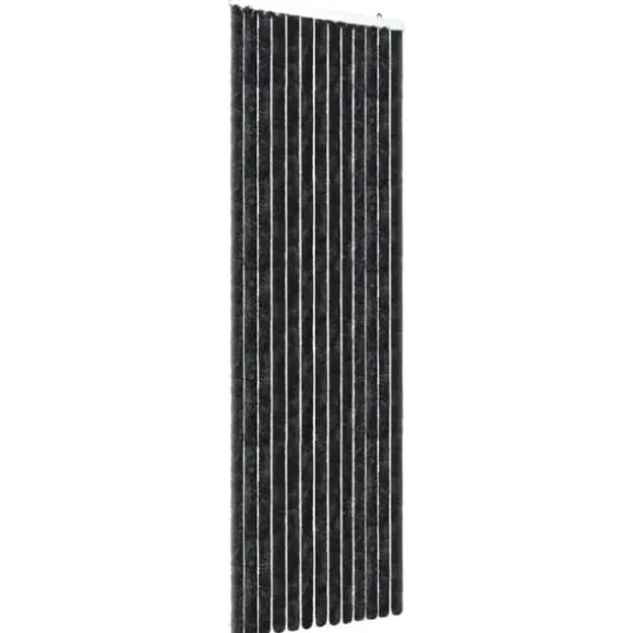 Insektgardin 90x200 cm chenille antracitgrå - Insektgardin - Insektgardiner - Home & Living