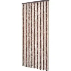 Insektgardin 90x200 cm chenille beige og lysebrun - Insektgardin - Insektgardiner - Home & Living