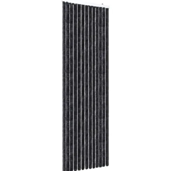 Insektgardin 56x200 cm chenille antracitgrå - Insektgardin - Insektgardiner - Home & Living