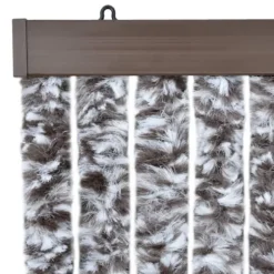 Insektgardin 56x200 cm chenille brun og beige - Insektgardin - Insektgardiner - Home & Living