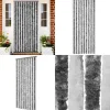 Insektgardin 90x200 cm chenille grå og hvid - Insektgardin - Insektgardiner - Home & Living
