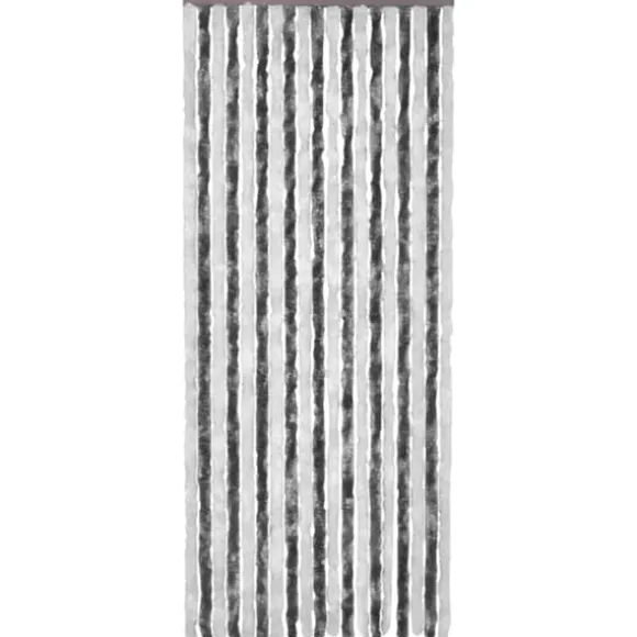 Insektgardin 90x200 cm chenille grå og hvid - Insektgardin - Insektgardiner - Home & Living