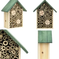 Insekthotel 2 stk. 23x14x29 cm fyrretræ - Insekthotel - Insekthoteller - Home & Living