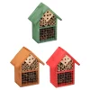Insekthotel i træ - 16 x 9 x 19 cm