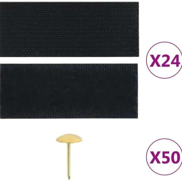 Insektnet til dør med magneter - 2 stk. | Farve: Sort | Størrelse: 200x80 cm