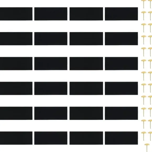 Insektnet til dør med magneter - 2 stk. | Farve: Sort | Størrelse: 200x80 cm