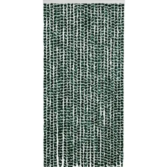 Insektsdraperi i chenille - Skydd mot insekter | Färg: Grön/Vit | Storlek: 100x220 cm