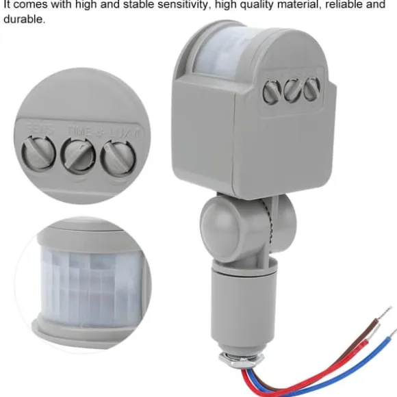 Intelligent infrarød menneskekropsbevægelsessensor LED-lyssensor 85-265V