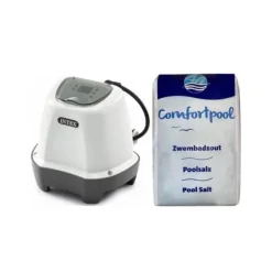 Intex - Saltvandssystem 26662GS & Svømmebassin Salt 20 kg