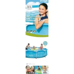 INTEX Beachside Metal Frame pool 305x76 cm
