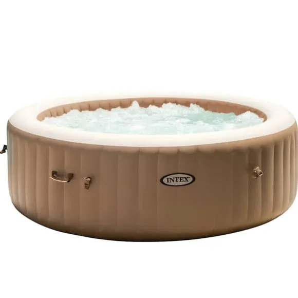 INTEX boblebad med massagefunktion PureSpa 216x71 cm 6 pers. rund