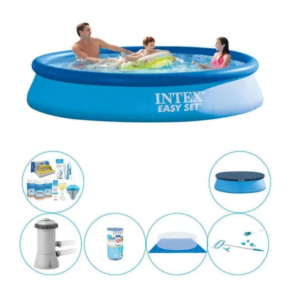 Intex Easy Set Rund 366x76 cm - Pool med tilbehør