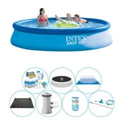 Intex Easy Set Rund 396x84 cm - Pool Comfort Pakke