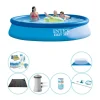Intex Easy Set Rund 396x84 cm - 7 stk - Poolpakke