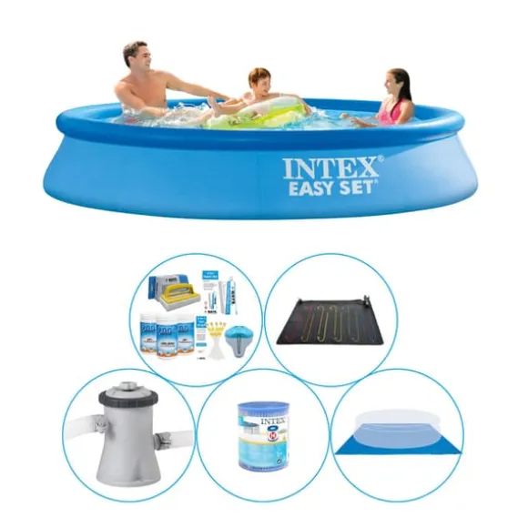 Intex Easy Set Rund 305x61 cm - 6 stk - Pool plus tilbehør