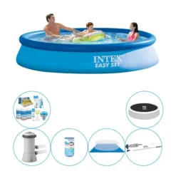 Intex Easy Set Rund 366x76 cm - Kombineret poolpakke