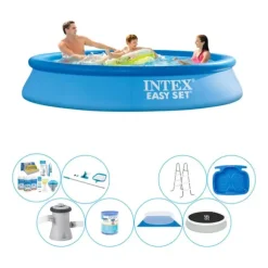 Intex Easy Set Rundt 305x61 cm - Deluxe Pool Sæt