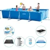 Intex Frame Pool Rektangulær 450x220x84 cm - Smart Pool Deal
