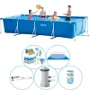 Intex Frame Pool Rektangulær 450x220x84 cm - 6 stk - Pool med tilbehør
