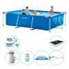 Intex Frame Pool Rektangulær 300x200x75 cm - Kombineret poolpakke