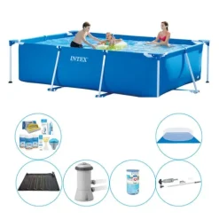 Intex Frame Pool Rektangulær 300x200x75 cm - 7 styk - Pool Deal