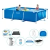 Intex Frame Pool Rektangulær 300x200x75 cm - Deluxe Pool Pakke